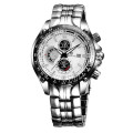 Luxury quartz movement small dials stainless steel back multifunction watch
